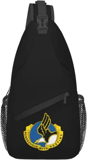 101st Airborne Division DUI Crossbody Bags For Women Men Chest Backpack Gym Shoulder Bag Travel Outdoor Sports Casual Crossbody Bags
