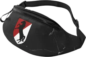 11th Armored Cavalry Regiment Crossbody fanny pack for men and women, ideal for travel, sports and running