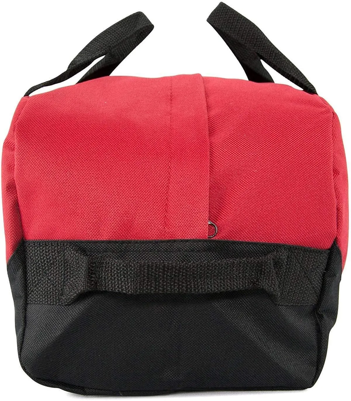 12" Duffel Duffle Travel Sports Gym Bags Mini Carry-on Luggage Small Supply Bag (Red)