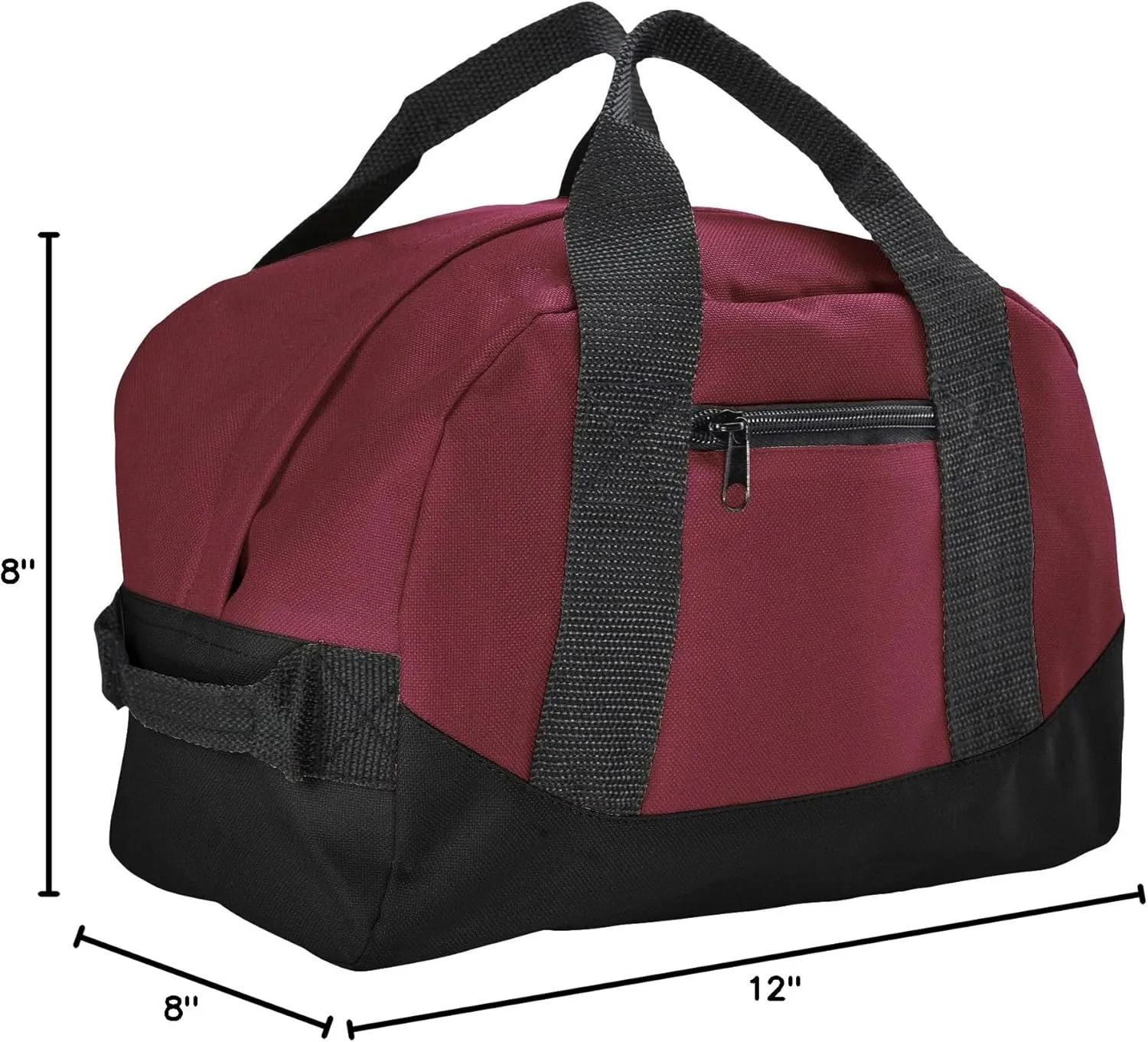 12" Mini Two Tone Duffle Bag