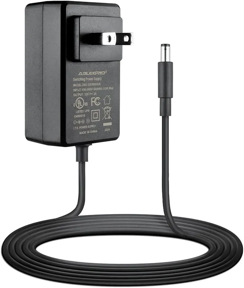 12V 3A AC Adapter Charger Compatible with Lepai Lepy LP-268 2 CH Mini Hi-Fi Stereo Amplifier
