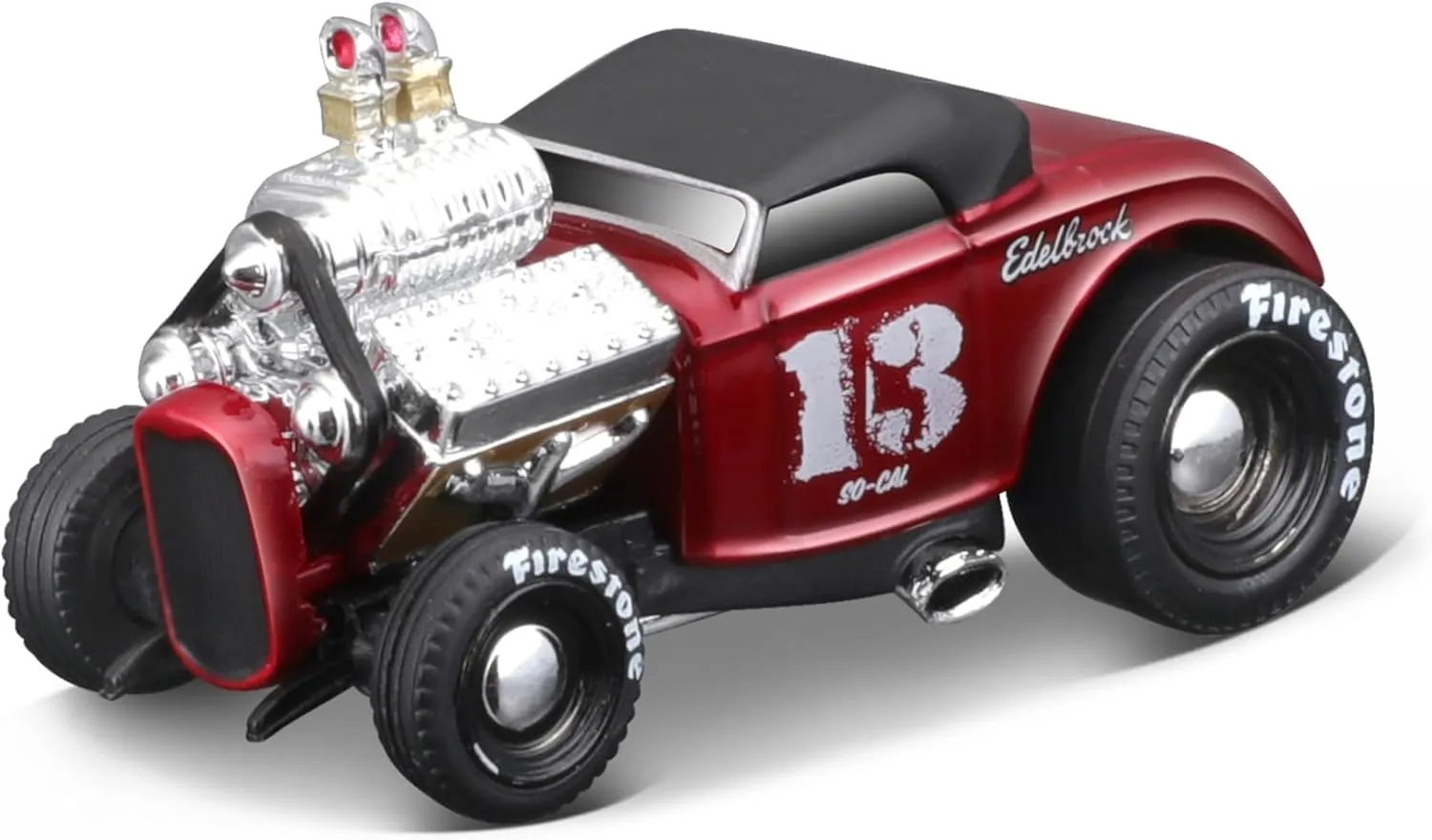 1/64 Scale Top Muscle Transports Series for 1950 Fort COE Flatbed Truck and 1932 Fort Roadster Coupe Diecast Metal Model Car (11540)