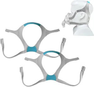 2 Packs Replacement Headgear Strap for Airfit F20 and N20 CPAP Full Face Mask Straps (Without Clips Mask)