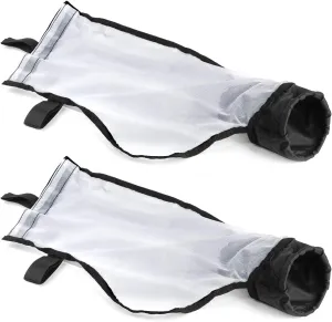 360240 Racer Pool Cleaner Debris Bag Kit/with Hook & Loop Fastener, for Pentair Automatic Pool Cleaner Replacement Parts 360228 & LS 360330 Pool Cleaner Pentair Rover Vacuum Bag (2 Pack)