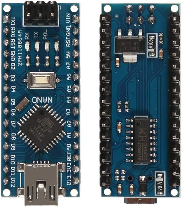 3pcs for Arduino Mini Nano V3.0 ATmega328P 5V 16M Micro Controller Board Module with 3pcs USB Cable Compatible with Arduino IDE