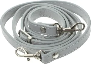 Adjustable PU Synthetic Leather Handbag Strap Durable Replacement Crossbody Belt for Women for Tote Bags DIY Pouch Accessories Stylish Grey Color
