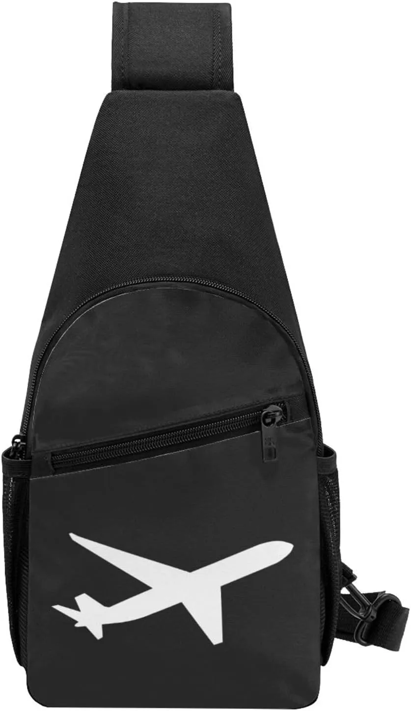 Airplane Chest Pack Leisure Shoulder Crossbody Chest Bag