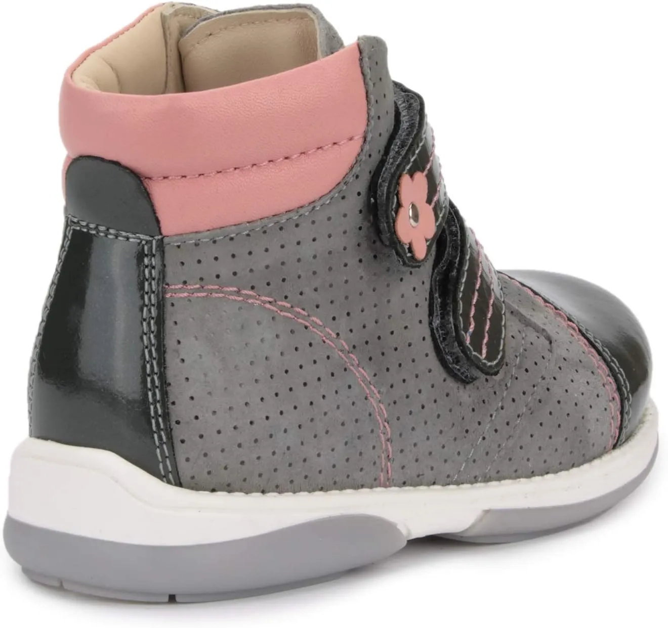 Alex Girls' Corrective Orthopedic High-Top Leather Boot Diagnostic Sole