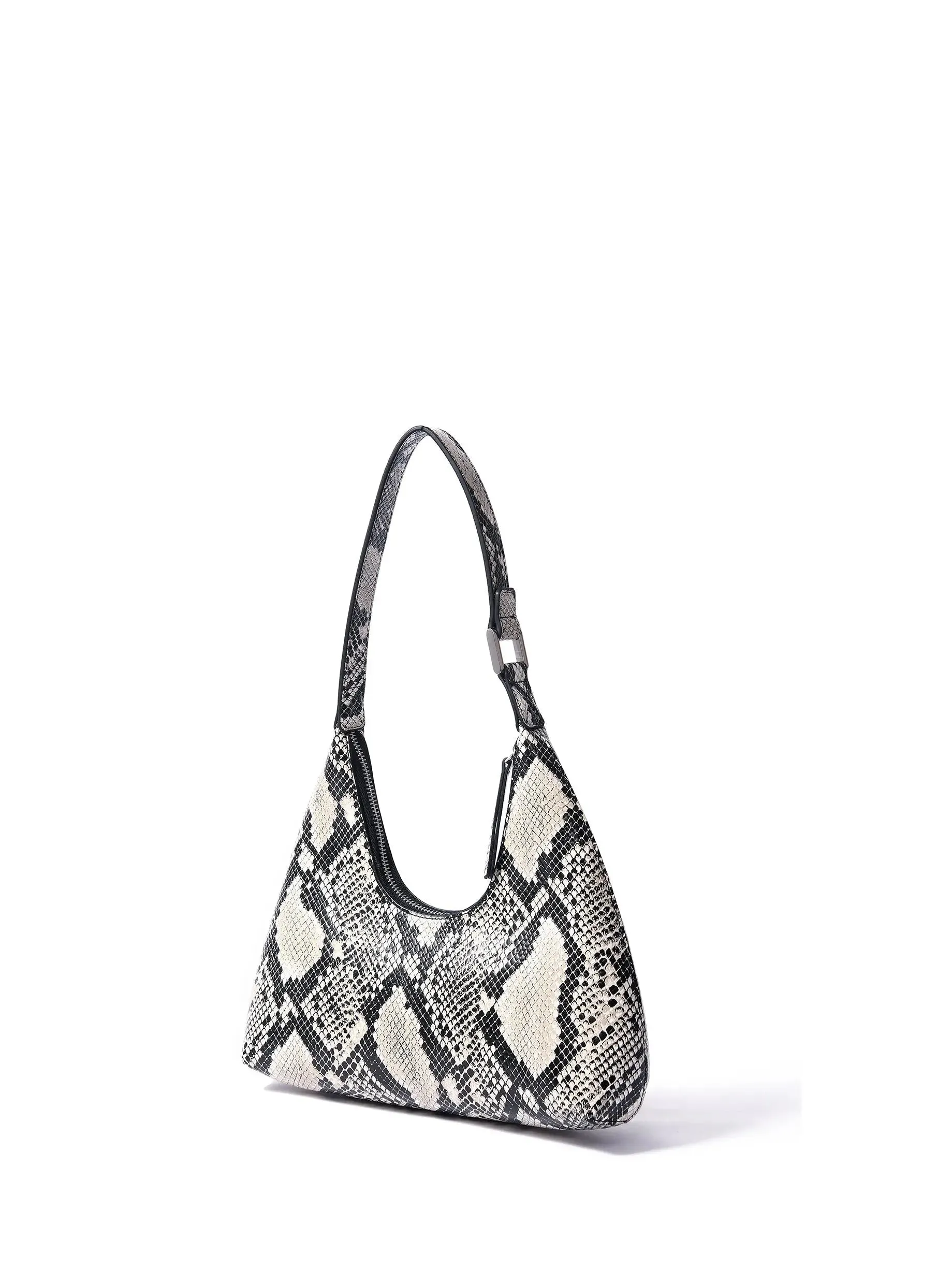 Alexia Smooth Leather Bag, Snake by Bob Oré