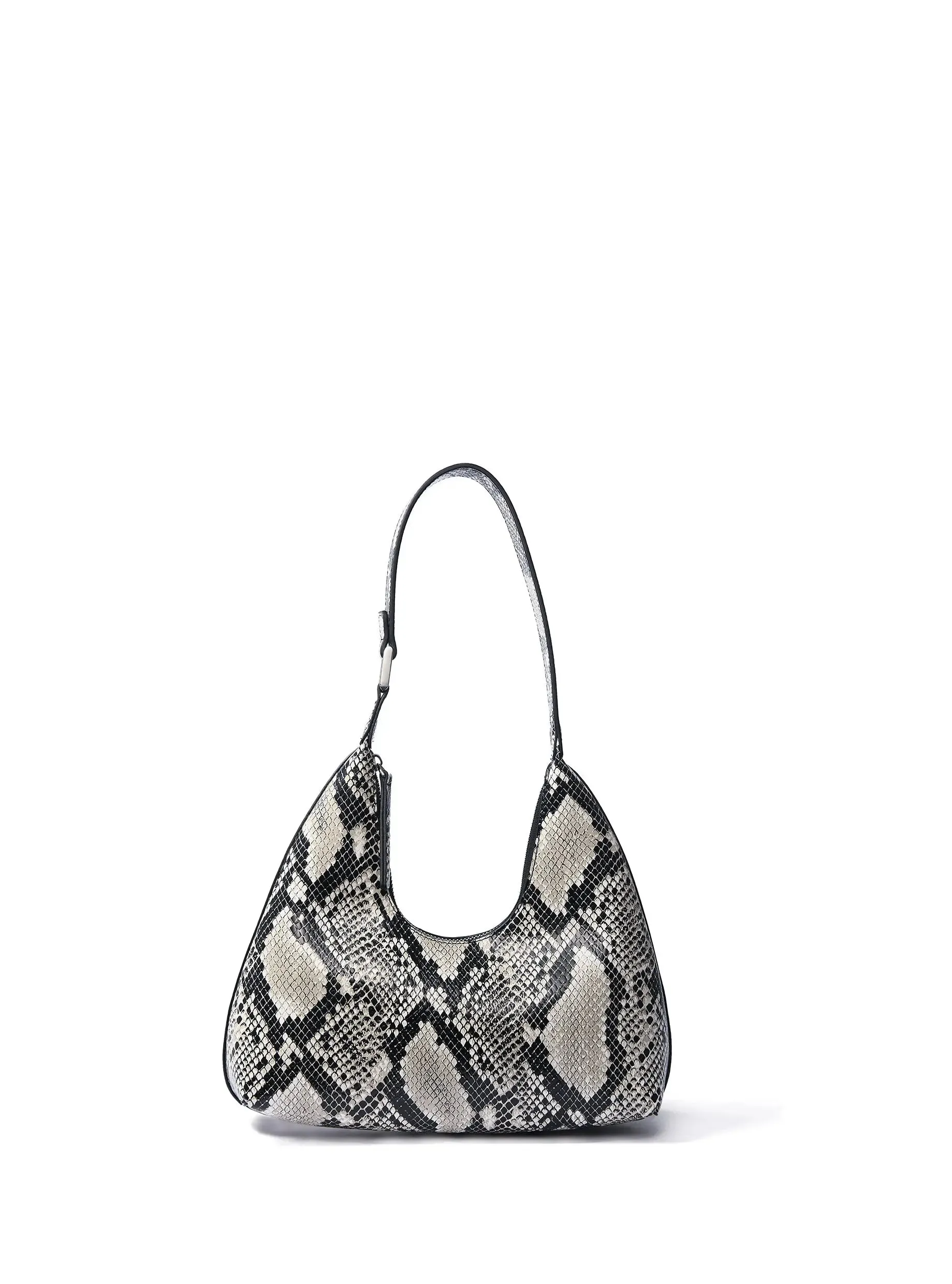 Alexia Smooth Leather Bag, Snake by Bob Oré