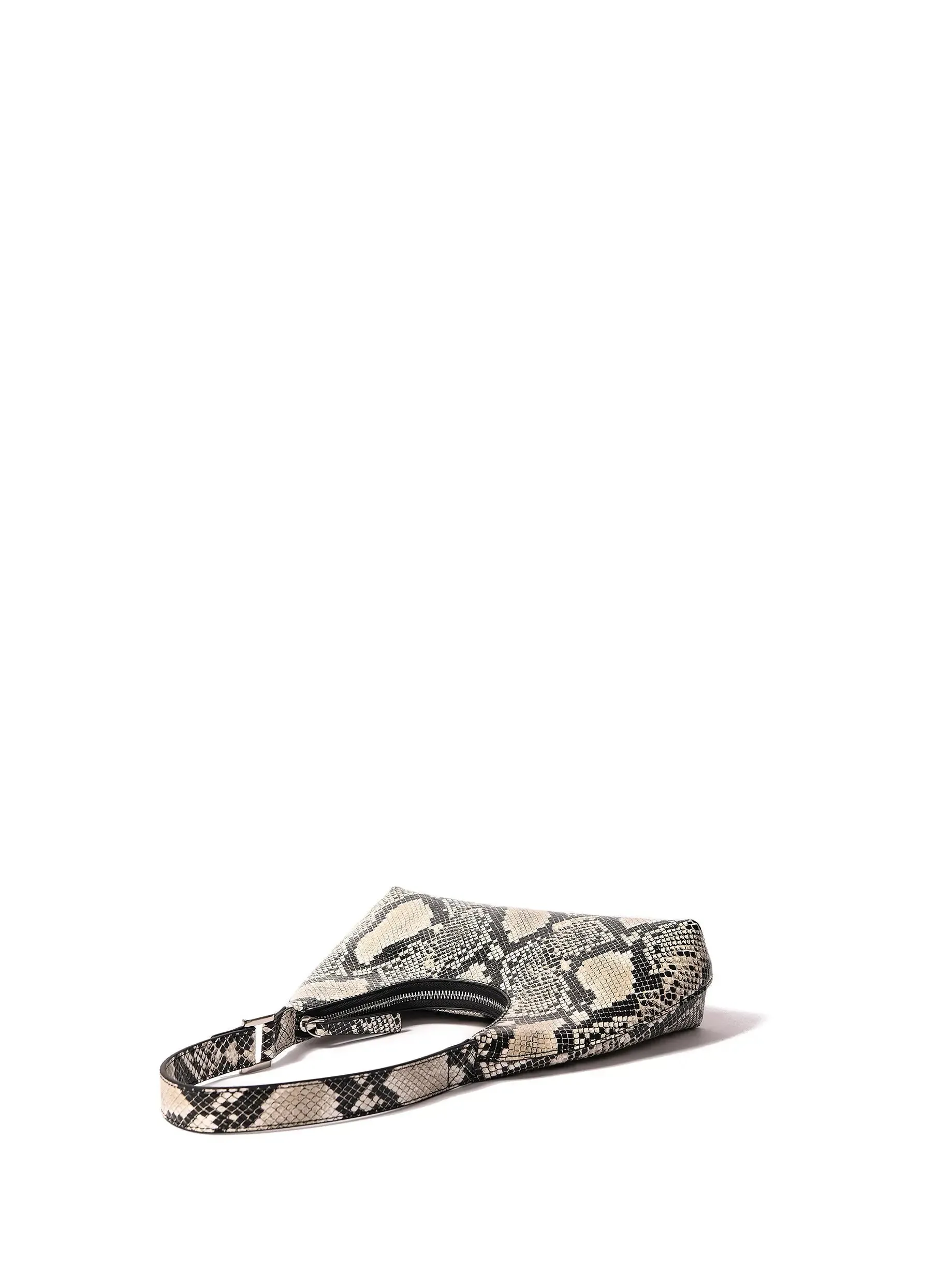 Alexia Smooth Leather Bag, Snake by Bob Oré