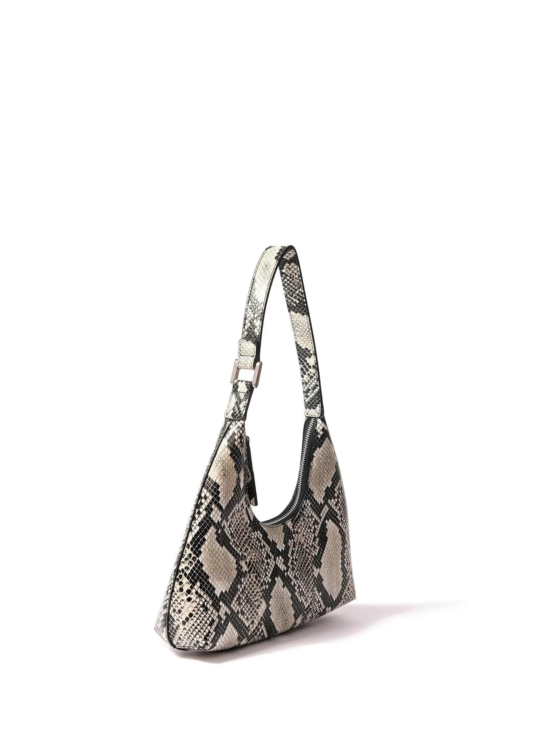 Alexia Smooth Leather Bag, Snake by Bob Oré