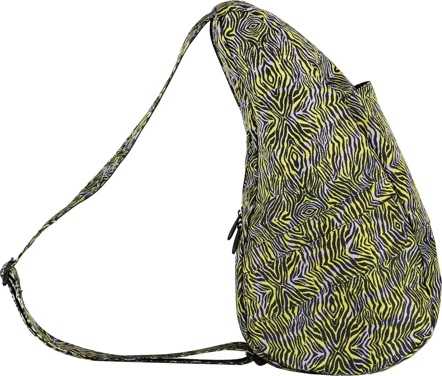 AmeriBag 17" Print Crossbody Sling Healthy Back Bag (Urban Zebra)