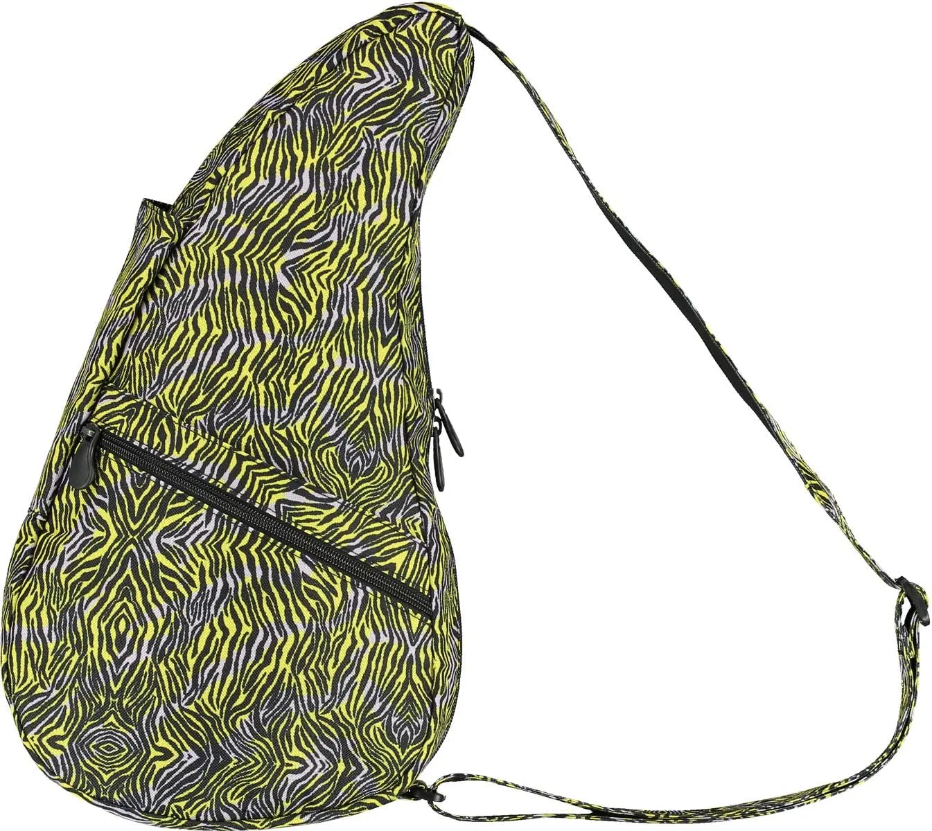 AmeriBag 17" Print Crossbody Sling Healthy Back Bag (Urban Zebra)