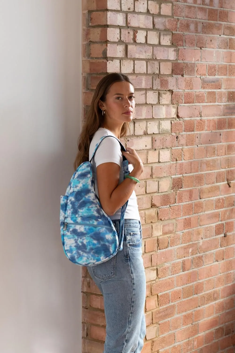 AmeriBag 17" Print Crossbody Sling Healthy Back Bag