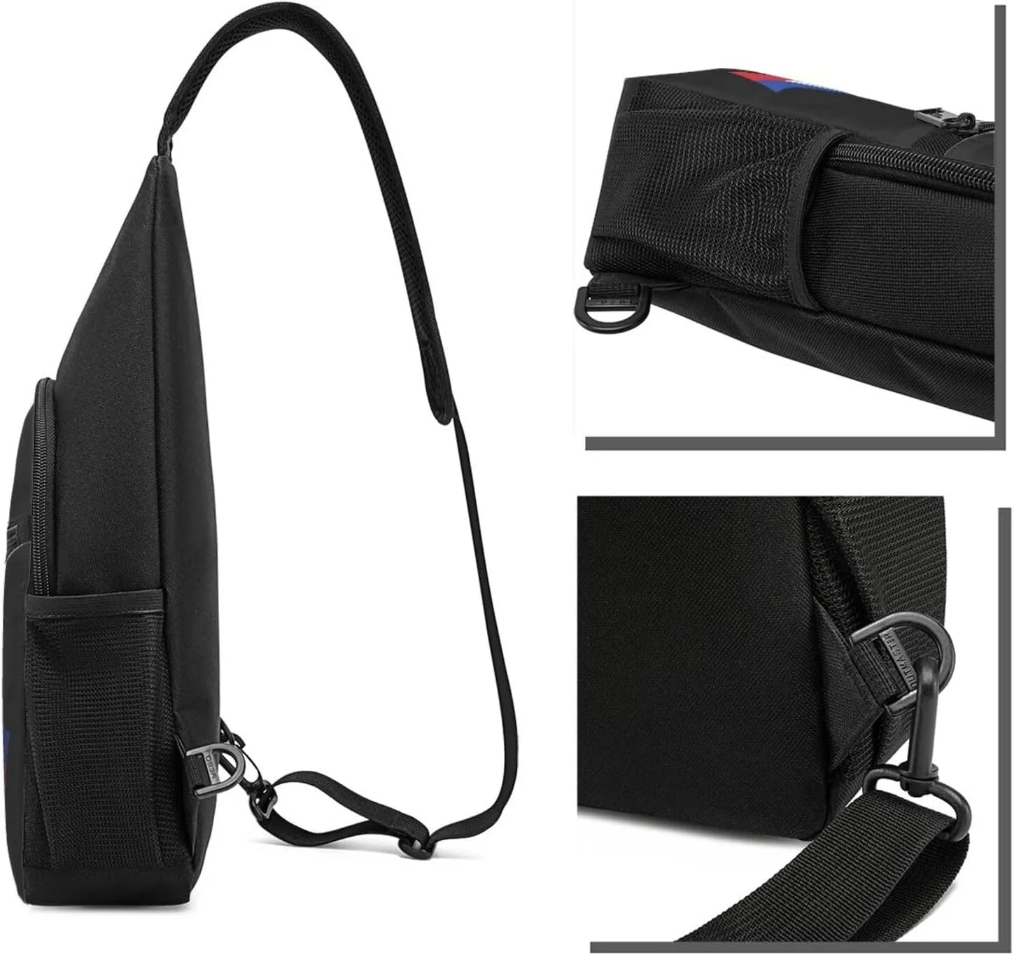 American And Philippines Flag Chest Pack Leisure Shoulder Crossbody Chest Bag