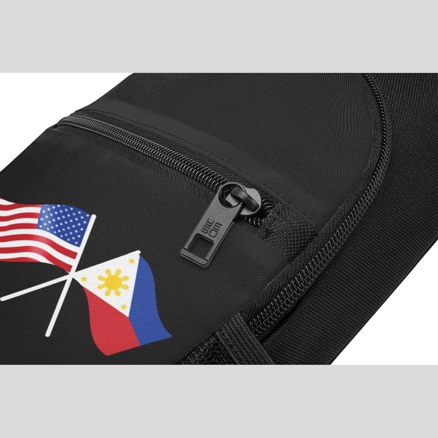 American And Philippines Flag Chest Pack Leisure Shoulder Crossbody Chest Bag