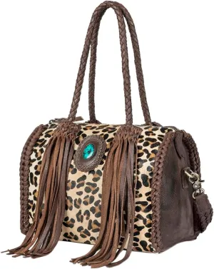 American Darling Duffel Genuine Leather Women Bag Western Handbag Purse