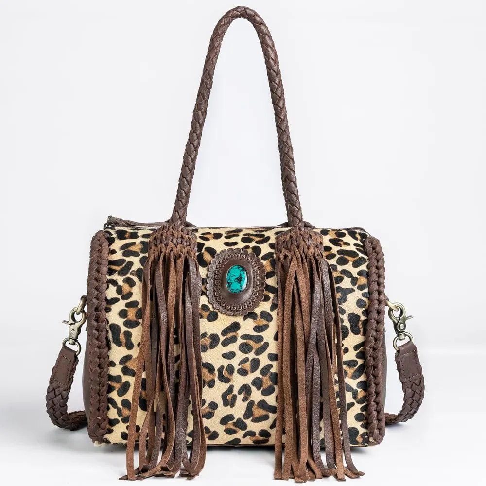 American Darling Duffel Genuine Leather Women Bag Western Handbag Purse