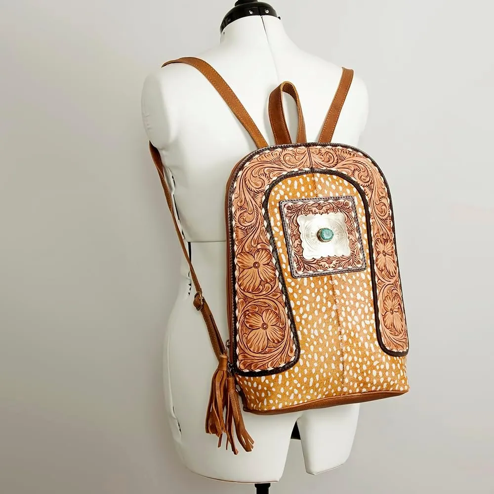 American Darling Hand Tooled Genuine Leather Women Bag Western Handbag Purse