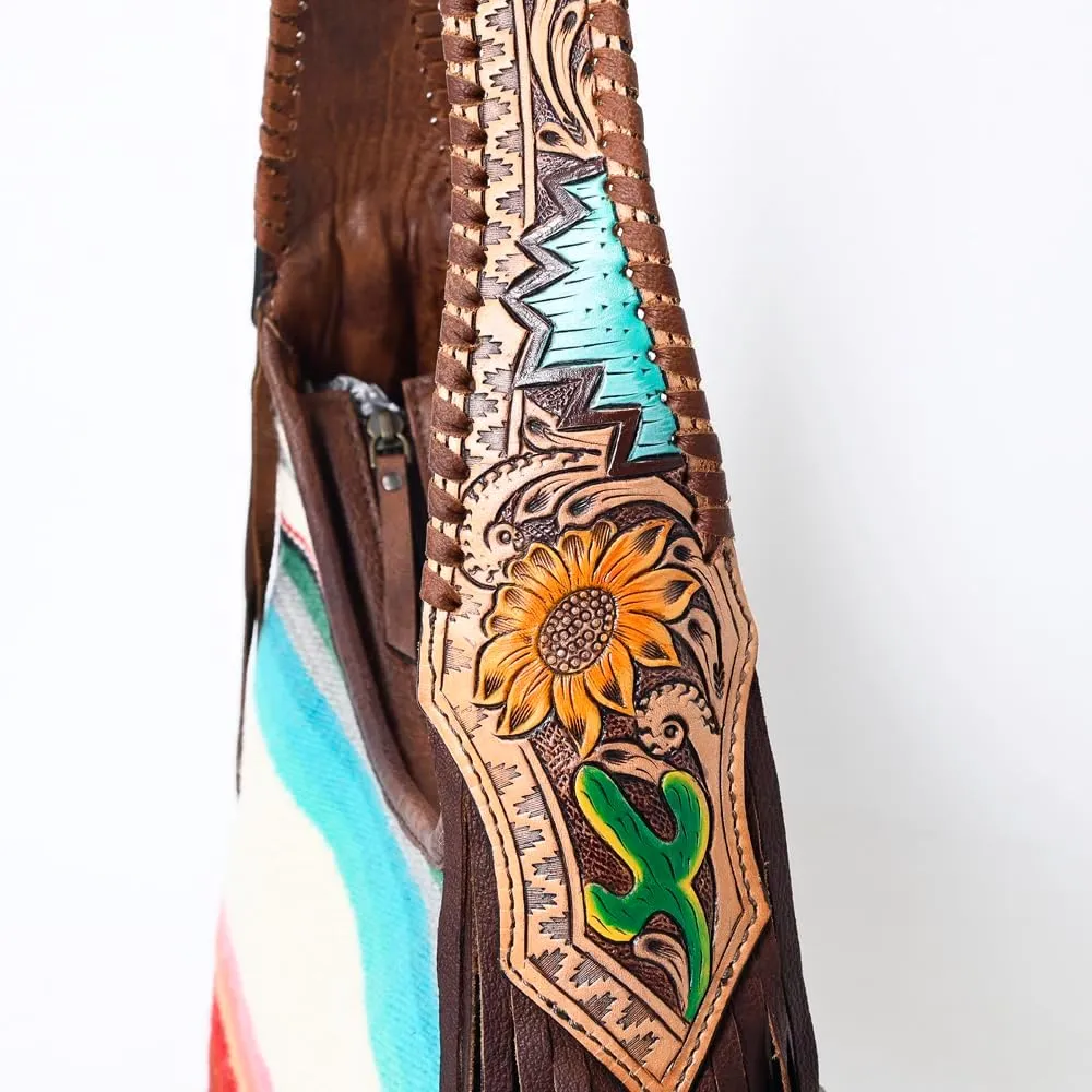 American Darling Hobo Hair On Genuine Leather women bag western handbag purse