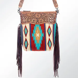 American Darling Large Cross Body Bag Leather Fringe Purse Western Handbags (ADBG206DAR)