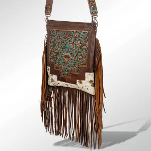 American Darling Messenger Bag ADBG256BRWSPLBRTRQ
