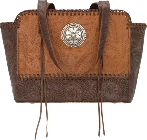 American West Annie's Secret Zip-Top Tote | Ambidextrous Conceal Carry Pocket for Women