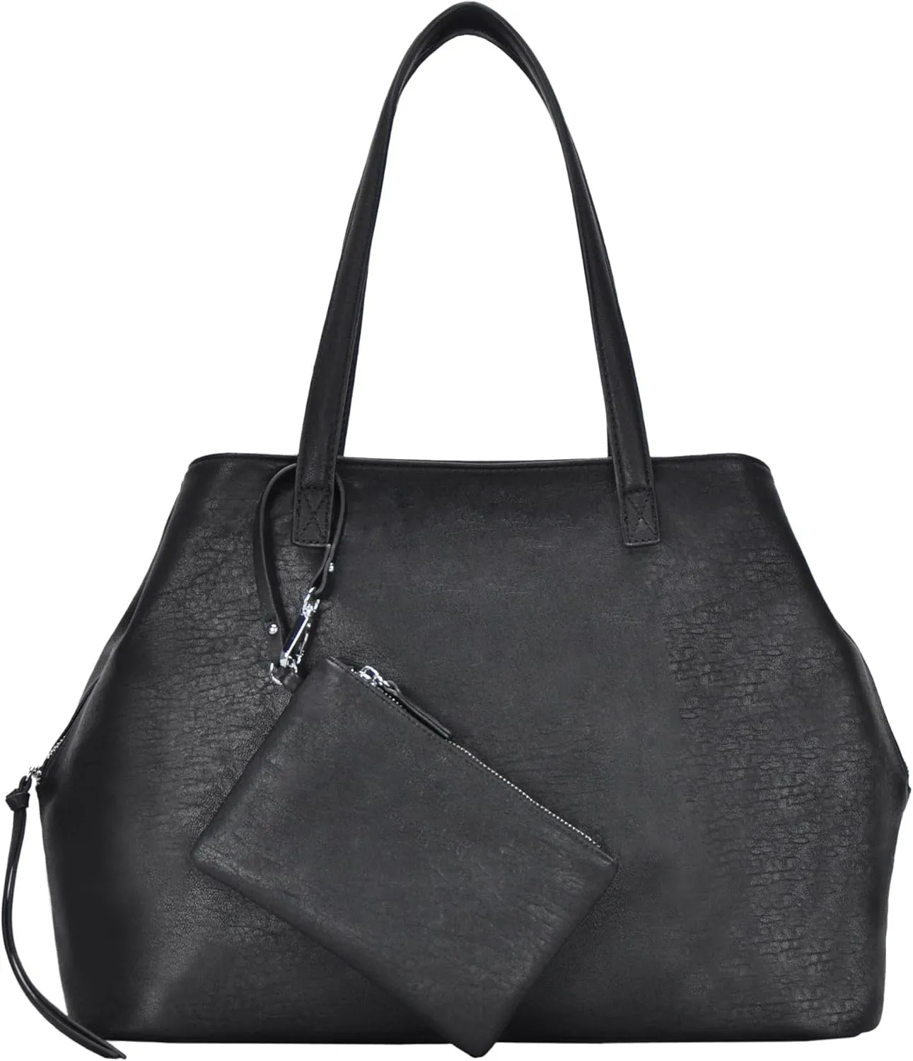 Antik Kraft Erica Tote | Dual Top Handle Tote Bag for Women | Vegan Leather Top-Handle Shoulder Bag