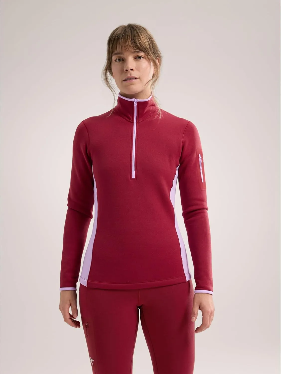 Arc'teryx Rho Heavyweight Zip Neck Women's | Warm Polartec Stretch Fleece Base Layer