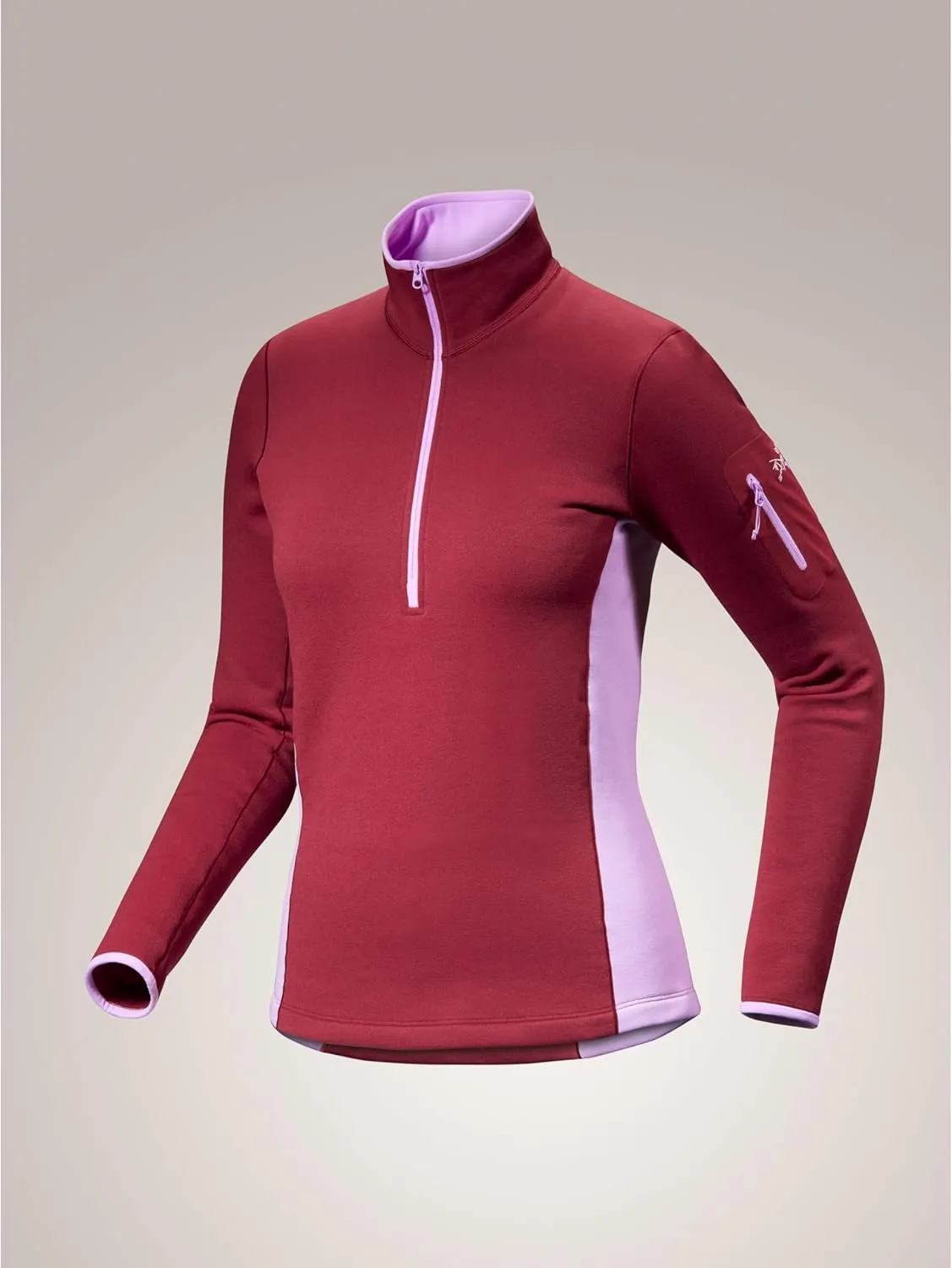 Arc'teryx Rho Heavyweight Zip Neck Women's | Warm Polartec Stretch Fleece Base Layer
