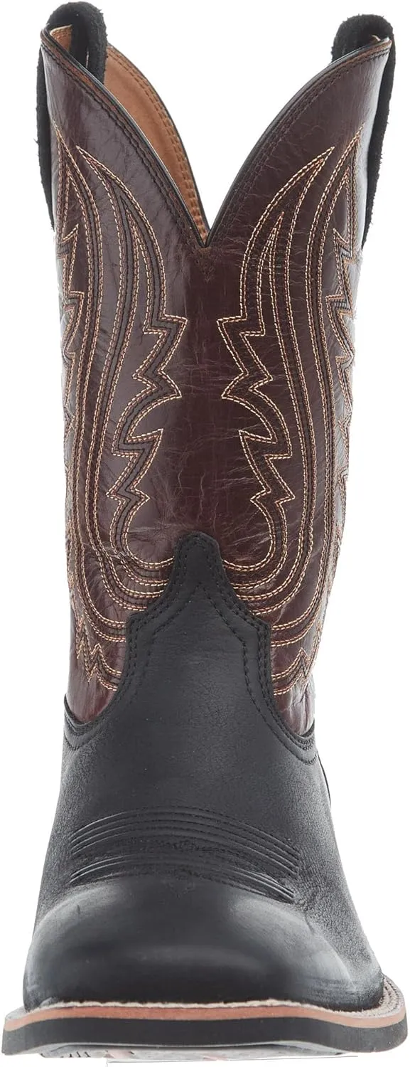 ARIAT Men`s Sport Big Country Basic Black 11In Mahogany Top Cowboy Boot