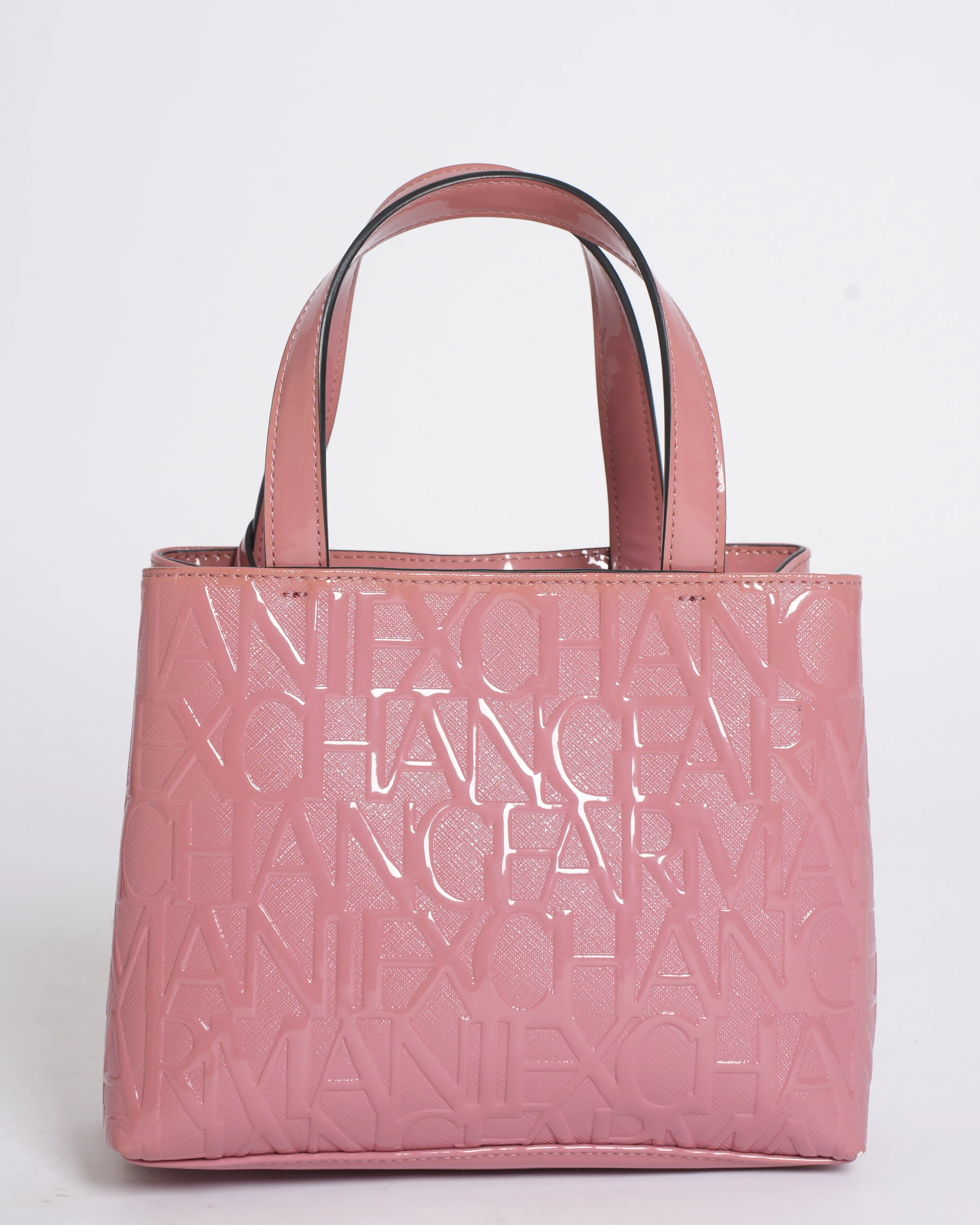 Armani Exchange Logo Embossed Monogram Bag