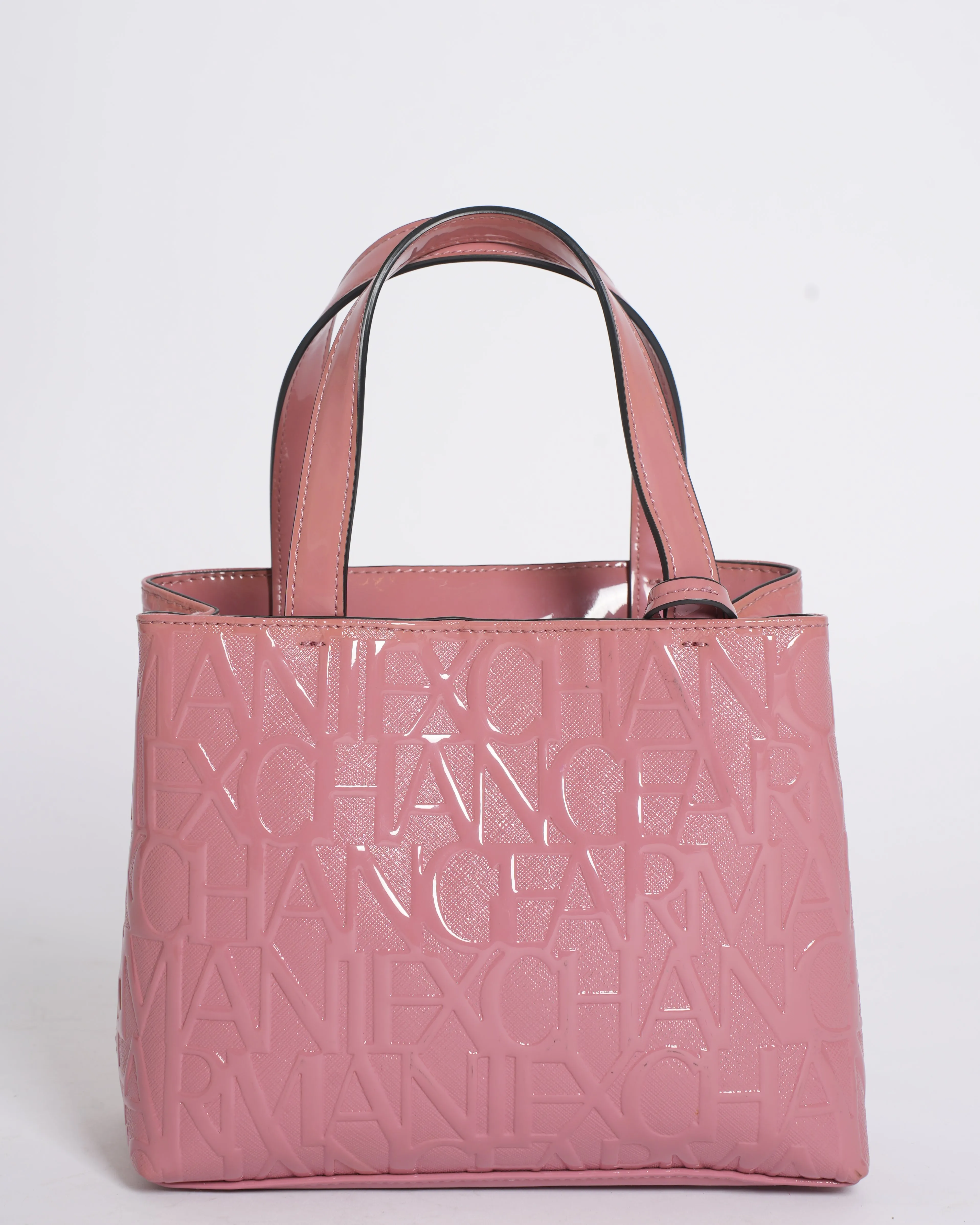 Armani Exchange Logo Embossed Monogram Bag