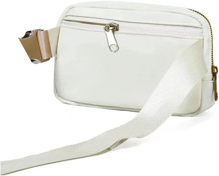 Athletica Everywhere Fleece Belt Bag,Crossbody Bag Fanny Pack for Women,Cute Mini Everywhere Bum Hip Waist Pack,Gold Buckle Dupes