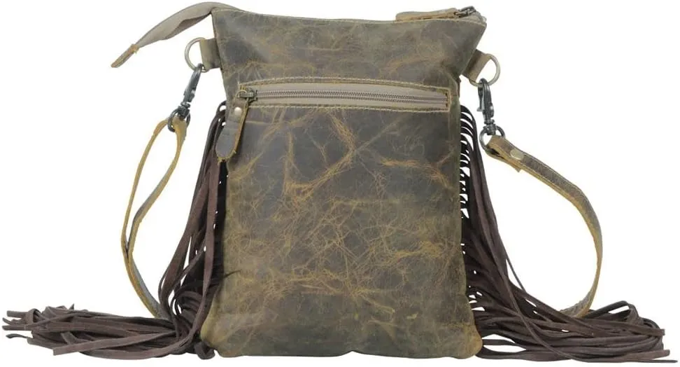 Auburn Sky Fringe Leather Bag