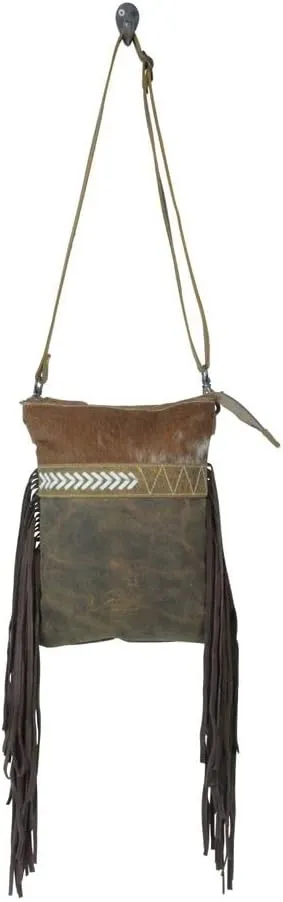 Auburn Sky Fringe Leather Bag