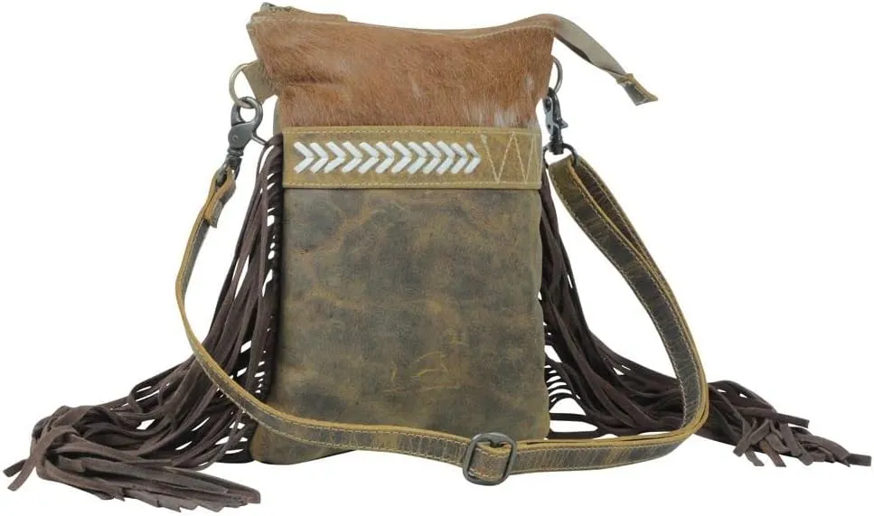 Auburn Sky Fringe Leather Bag