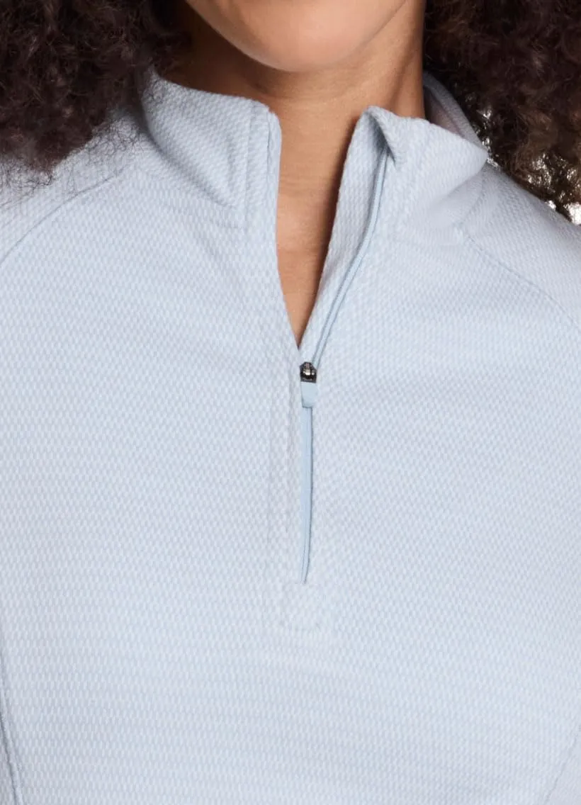 Avalanche Women's 1/4 Zip Pullover, Lightweight Hiking Partial Zip Mock Neck Top