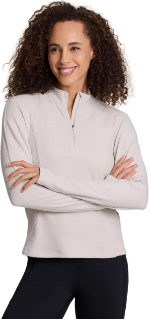 Avalanche Women's 1/4 Zip Pullover, Lightweight Hiking Partial Zip Mock Neck Top