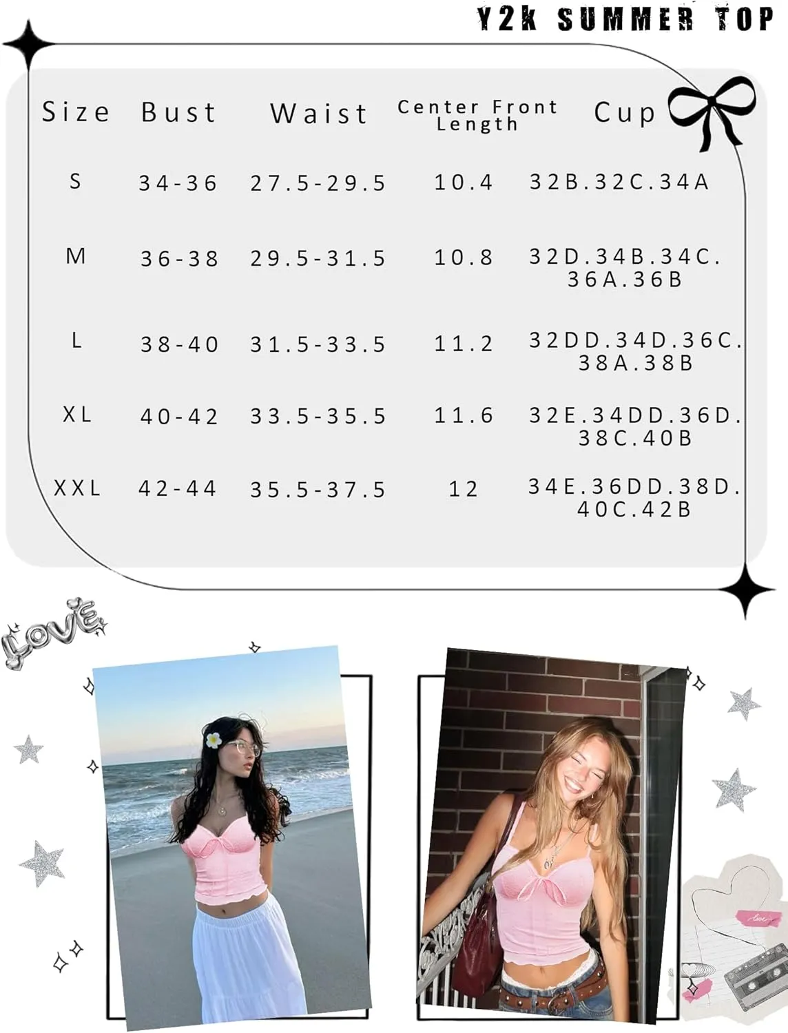 Avidlove Lace Camisole for Women Spaghetti Strap Lace Top Sexy Y2k Tank Top Cute Going Out Tops