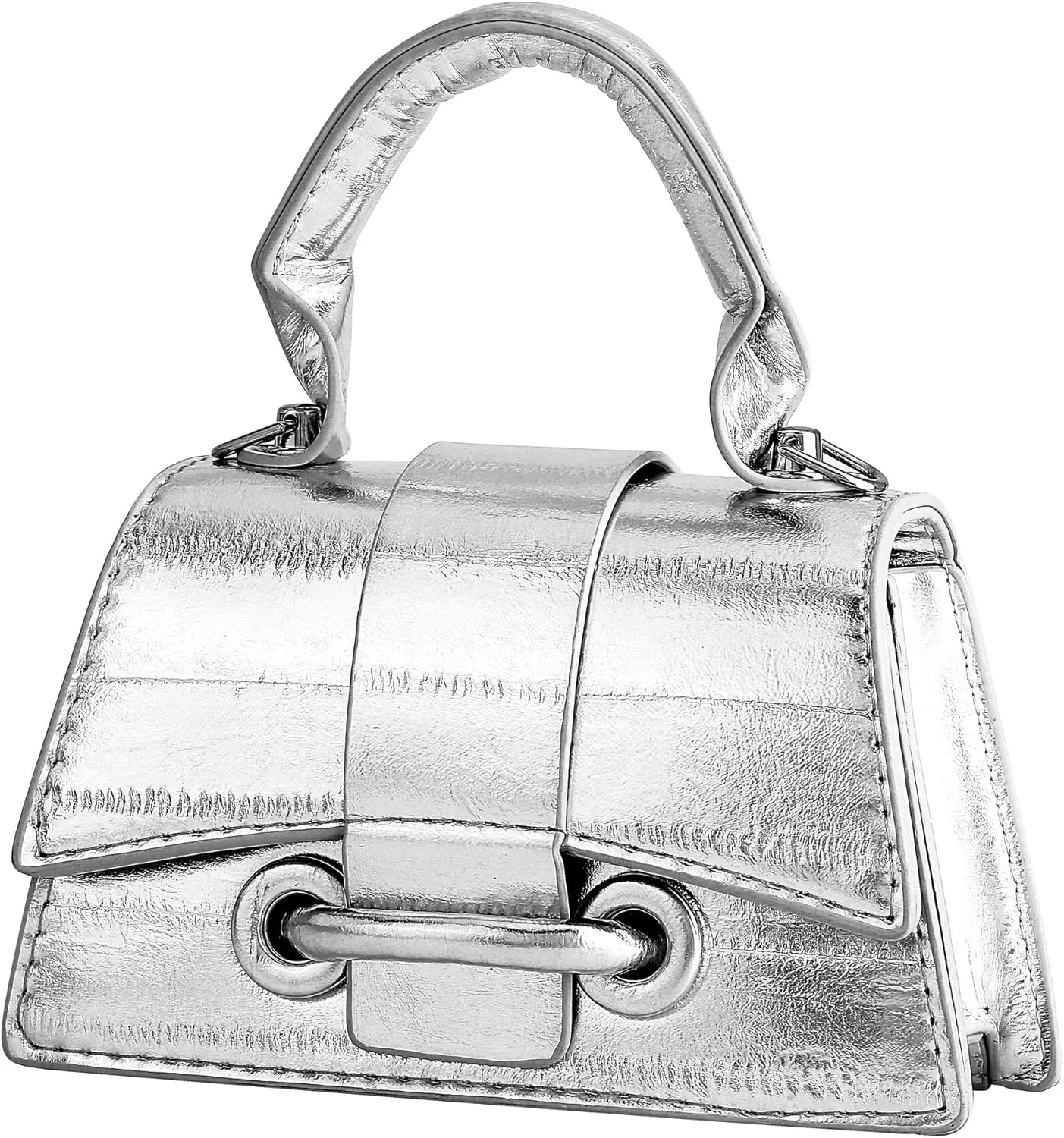 Ayliss Mini Crossbody Handbag Women's Purse Clutch Cute Mini Trendy Bag Top Handle PU Leather Shoulder Bag