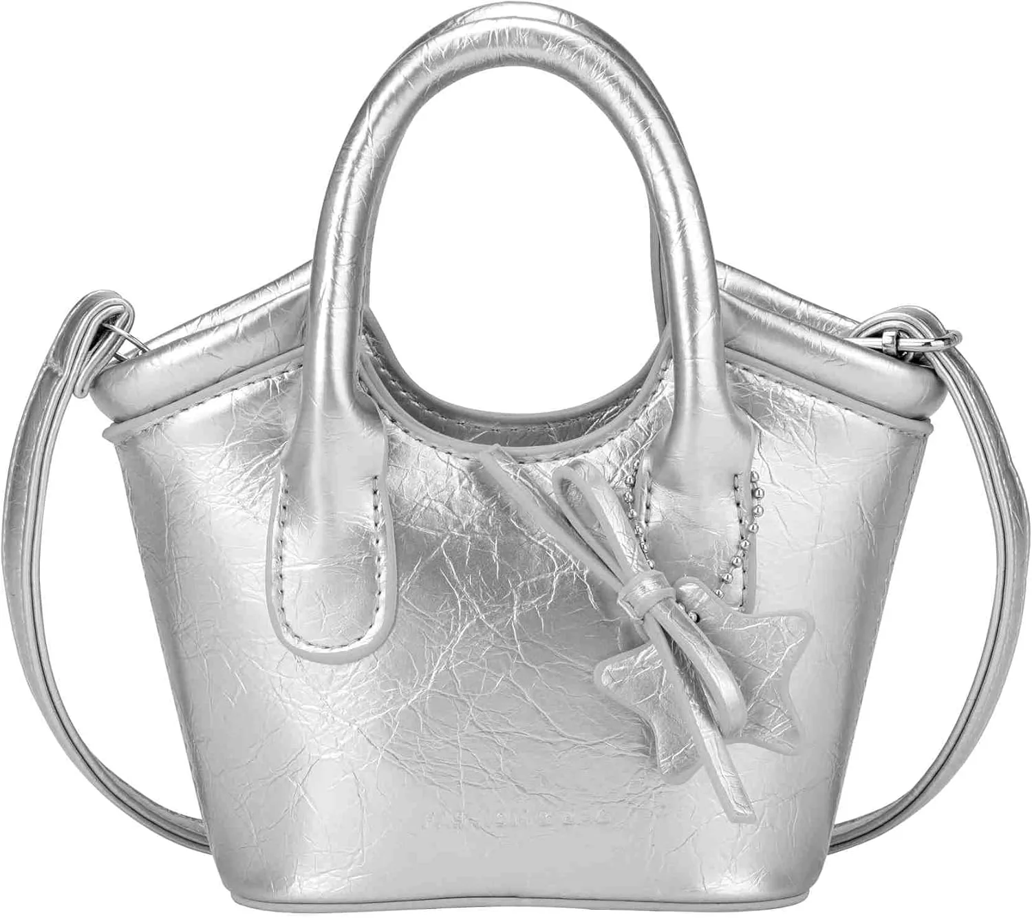 Ayliss Mini Purses for Women Cute Purses Bowknot Crossbody Bag Top Handle Mini Clutch Handbag Y2k Purse Bag PU Leather
