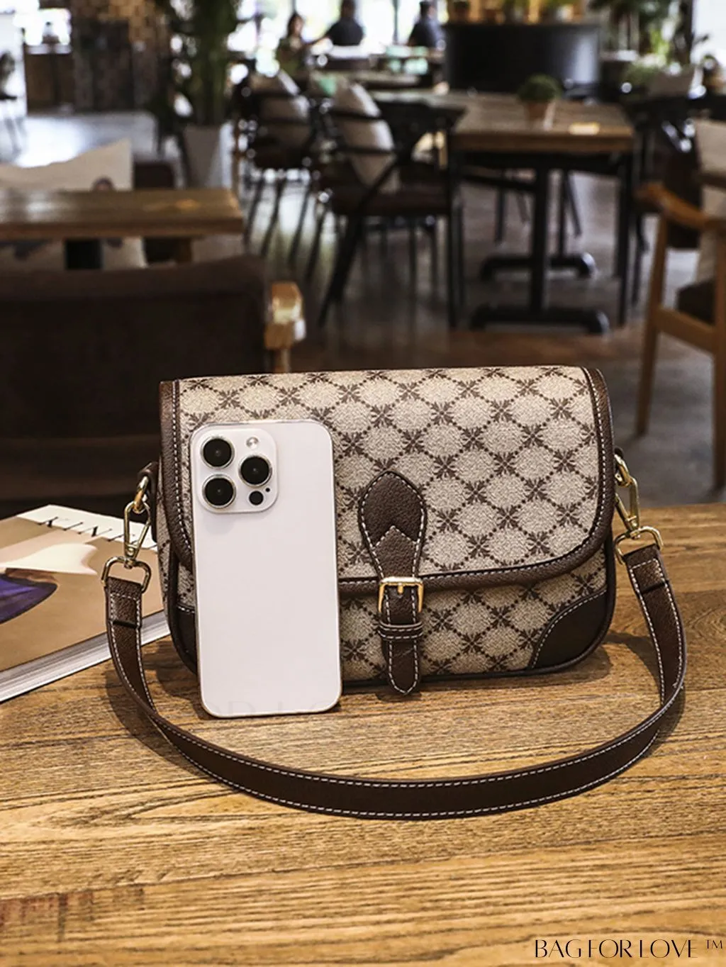BagForLove - 2023 Fashionable Crossbody Bag for Women, Trendy Single Shoulder Bag with Wide Strap