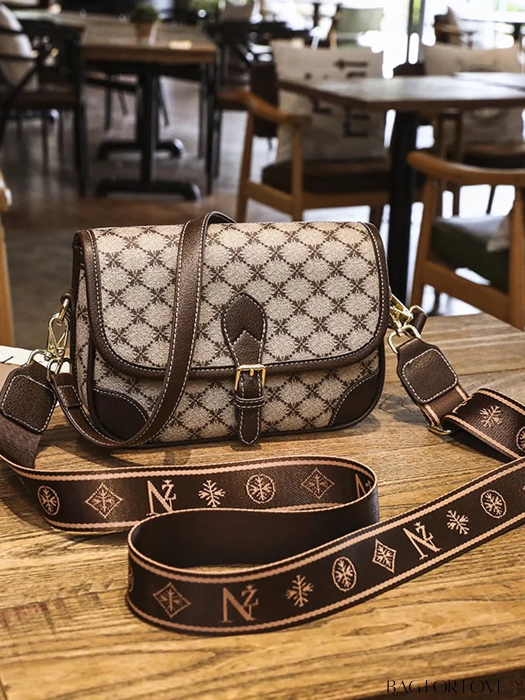 BagForLove - 2023 Fashionable Crossbody Bag for Women, Trendy Single Shoulder Bag with Wide Strap