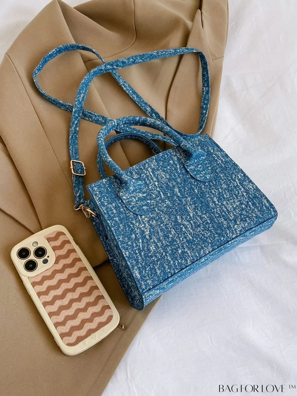 BagForLove - Compact and Trendy Square Bag for Fashionable On-the-Go Style