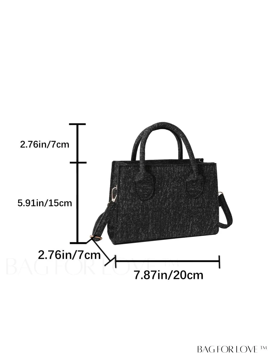 BagForLove - Compact and Trendy Square Bag for Fashionable On-the-Go Style