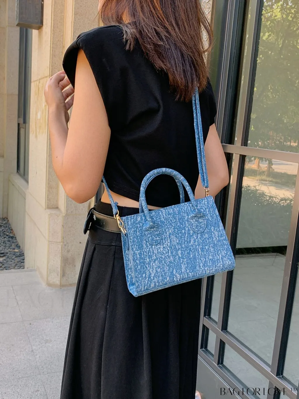 BagForLove - Compact and Trendy Square Bag for Fashionable On-the-Go Style