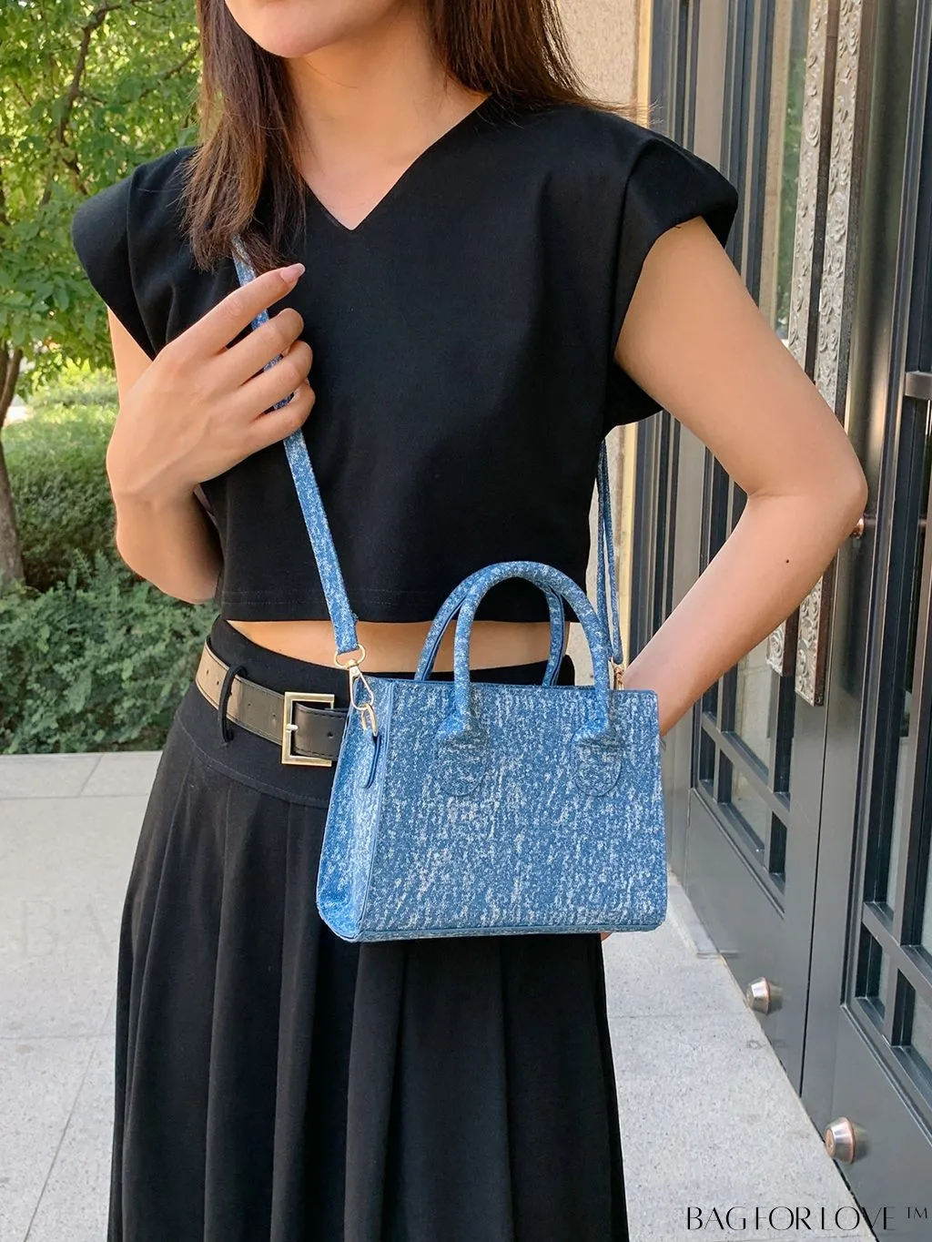 BagForLove - Compact and Trendy Square Bag for Fashionable On-the-Go Style