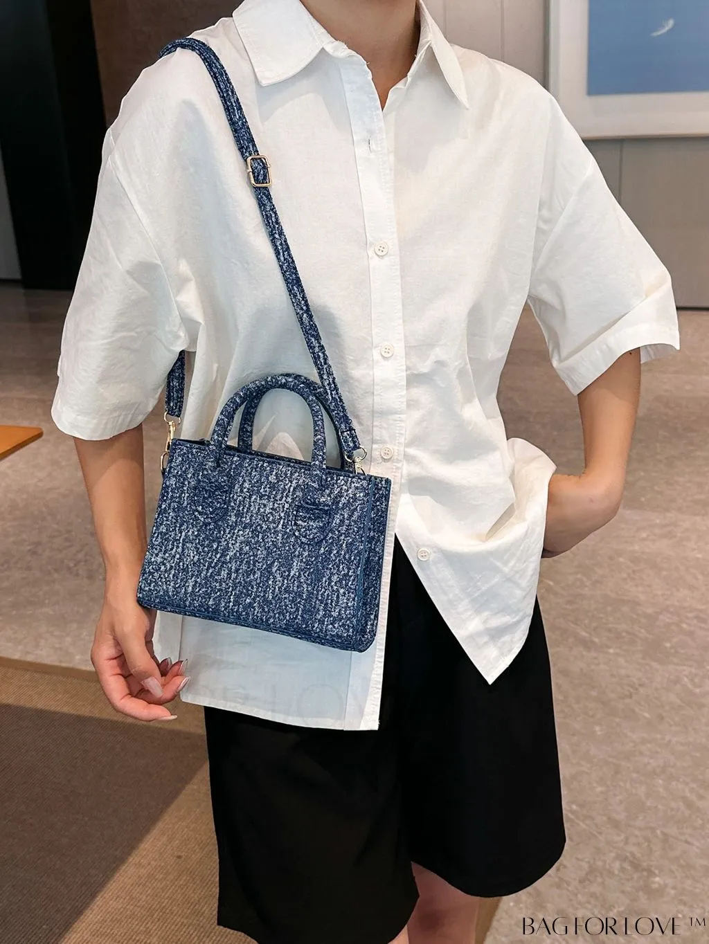 BagForLove - Compact and Trendy Square Bag for Fashionable On-the-Go Style